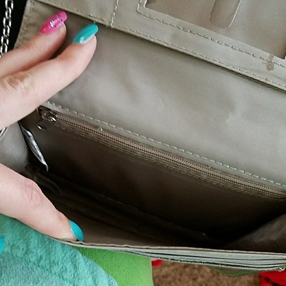 Silver evening bag purse - Picture 5 of 7